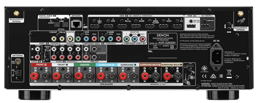 Amply xem phim 7.2 kênh DENON AVR X2600H | SAIGON HD
